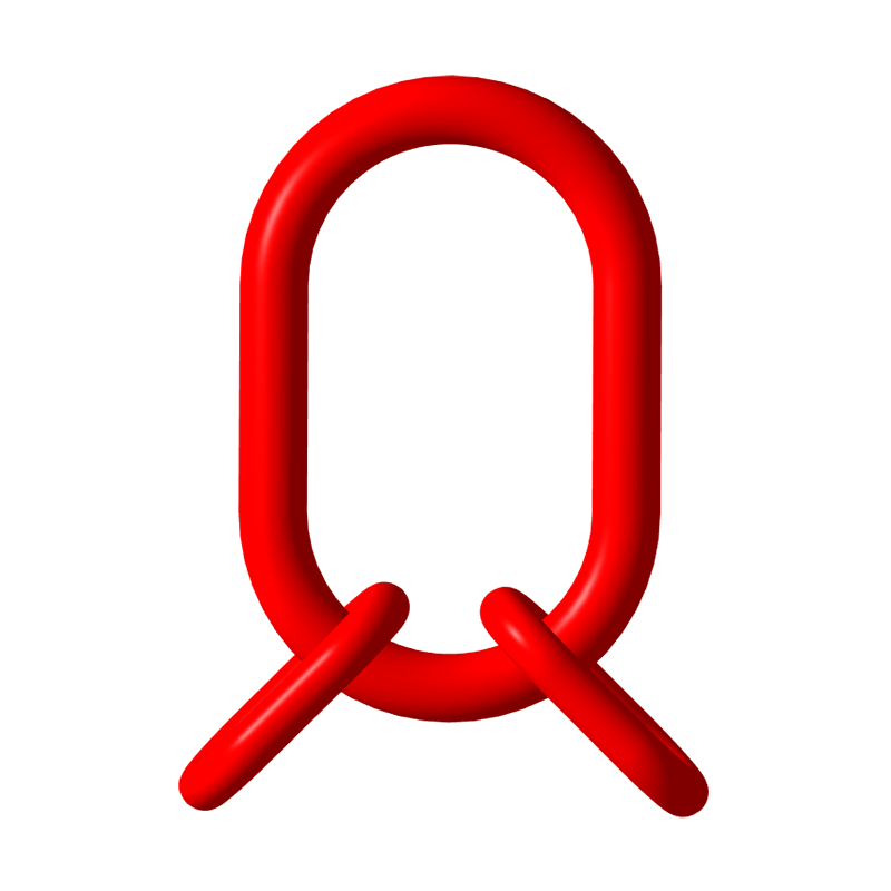 G80级起重子母环3D